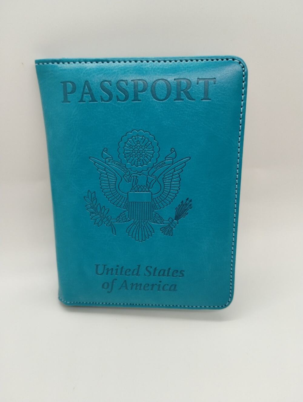 Passport Holder Cover Wallet Case Leather Card Slot Travel 5.5" x 4"